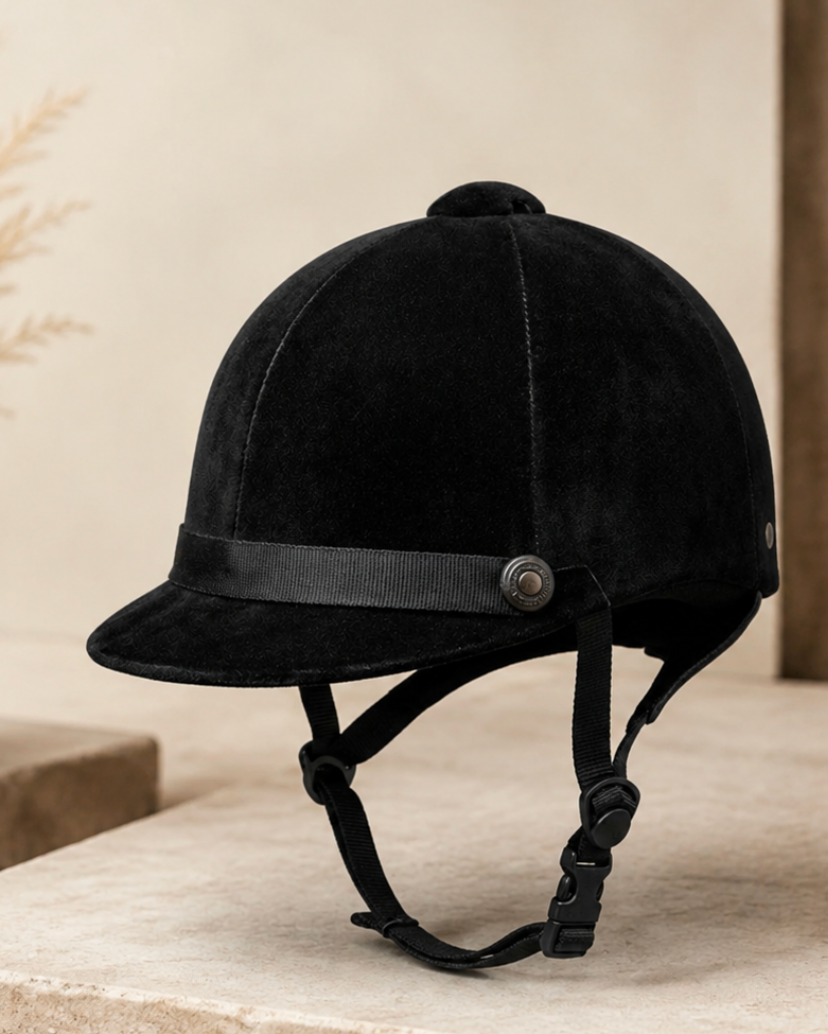Velvet Riding Helmet