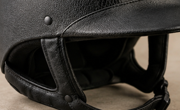 Premium Black Riding Helmet