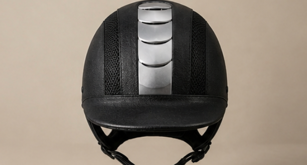 Premium Black Riding Helmet
